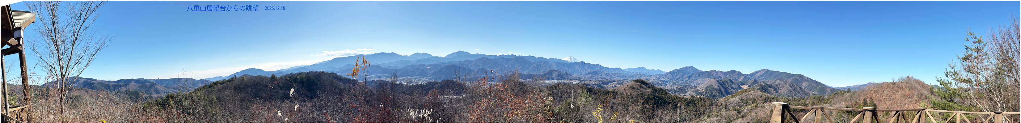 八重山展望台からの眺望